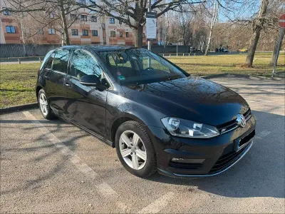 Occasion VW Golf VII R-line 150 ch (110 kW) 2015 Noir Berline