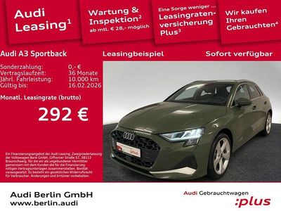 Distriktgrün metallic Gebraucht 2025 Audi A3 Advanced Plus Kombi | 32.990 € (Guter Preis)