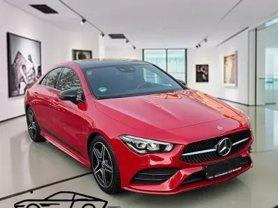 Gebraucht Mercedes CLA200 AMG line 163 PS (119 kW) 2019 Rot Limousine