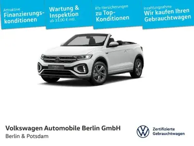 Gebraucht VW T-Roc Cabriolet R-line 150 PS (110 kW) 2025 Weiß Cabrio