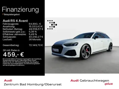 Gebraucht Audi RS4 Ambiente 450 PS (330 kW) 2024 Gletscherweiß metallic Kombi