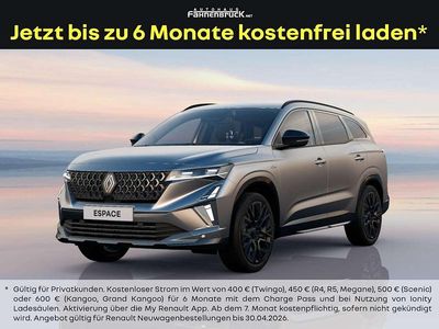 Neu Renault Espace Esprit Alpine 131 PS (96 kW) 2026 Dolomitgrau satinierte lackie SUV