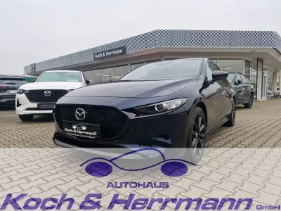 Neu Mazda 3 Nagisa 140 PS (102 kW) 2026 Deep crystal blue Limousine
