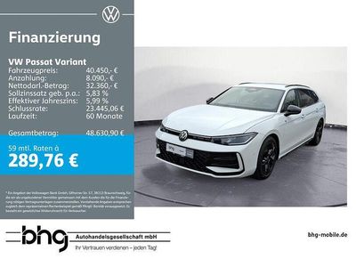 Second-hand VW Passat R-line 193 CP (141 kW) 2025 Alb Break