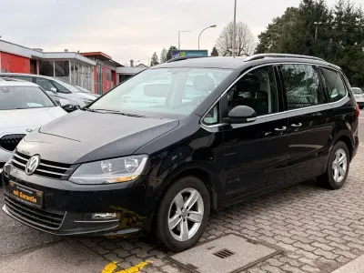 Brugt VW Sharan Highline 150 HK (110 kW) 2017 Sort MPV