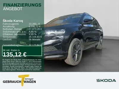 Neu Skoda Karoq SportLine 150 PS (110 kW) 2026 Schwarz SUV