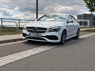 Gebraucht Mercedes CLA200 Shooting Brake AMG line 136 PS (100 kW) 2018 Weiß Kombi
