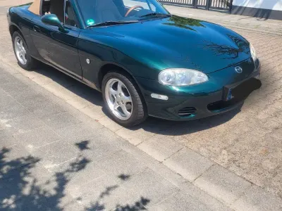 Gebraucht Mazda MX5 110 PS (80 kW) 2001 Grün Cabrio