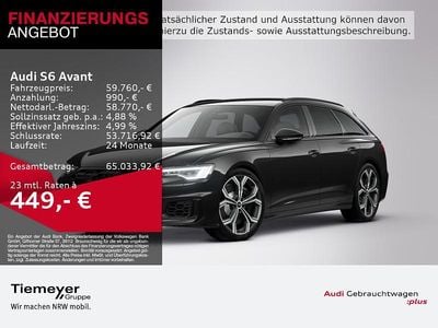 Gebraucht Audi S6 Ambiente 344 PS (253 kW) 2024 Schwarz Kombi