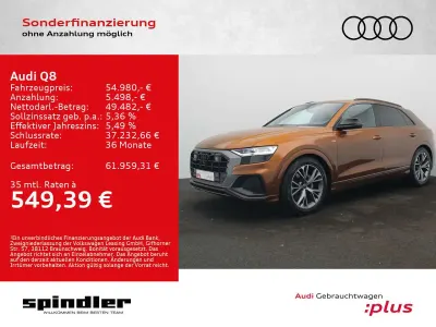 Gebraucht Audi Q8 S-Line 286 PS (210 kW) 2022 Individuallackierungen audi exclusive SUV