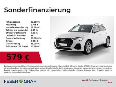 Gletscherweiß Gebraucht 2023 Audi Q3 S-Line SUV | 33.880 € (Guter Preis)