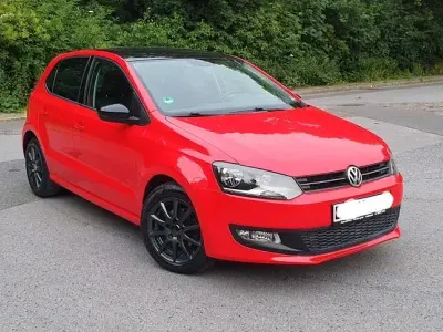Gebraucht VW Polo Comfortline 69 PS (50 kW) 2010 Rot Kleinwagen