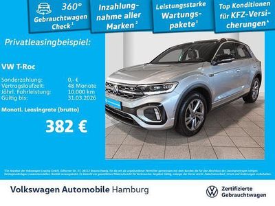 Gebraucht VW T-Roc R-line 190 PS (139 kW) 2022 K2 pyrit silber metallic SUV