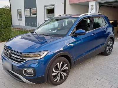 Gebraucht VW T-Cross United 110 PS (80 kW) 2021 Blau SUV