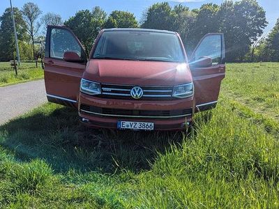 Brugt VW T6 Generation Six 204 HK (150 kW) 2016 Rød Van
