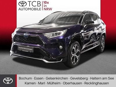 Gebraucht Toyota RAV4 Hybrid Style 306 PS (225 kW) 2021 Nagoyablau metallic / dach schwarz SUV