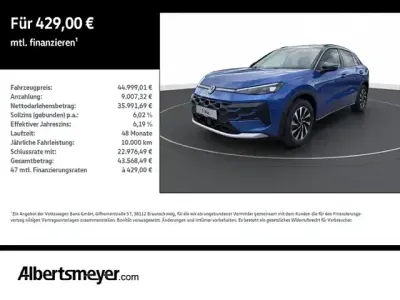 Neu VW T-Roc Style 150 PS (110 kW) 2026 Blau SUV