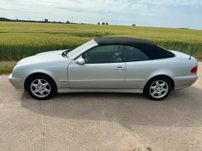 Gebraucht Mercedes CLK200 Elegance 136 PS (100 kW) 1999 Silber Cabrio