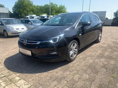 Gebraucht Opel Astra Business 150 PS (110 kW) 2018 Schwarz Kombi