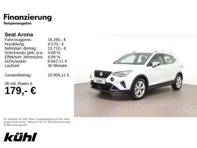 Gebraucht Seat Arona FR 110 PS (80 kW) 2022 "nevada" weiss SUV