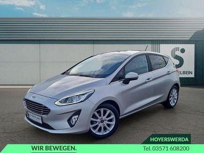 Polarsilber metallic Gebraucht 2019 Ford Fiesta Titanium Limousine | 14.280 € (Fairer Preis)