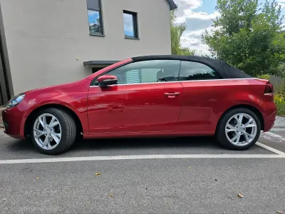 Gebraucht VW Golf Cabriolet 105 PS (77 kW) 2012 Rot Cabrio