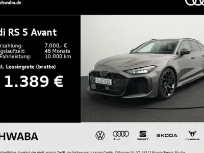 Neu Audi RS5 Ambiente 639 PS (469 kW) 2026 Grau Kombi