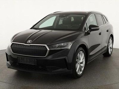 Schwarz magic perleffekt Gebraucht 2021 Skoda Enyaq iV Lodge SUV | 24.695 € (Etwas zu teuer)