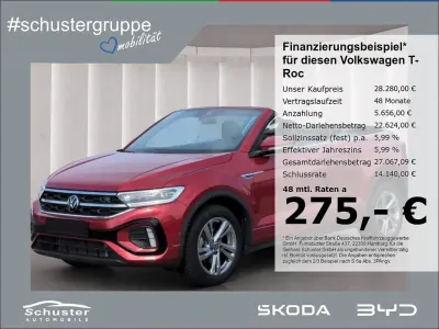 Gebraucht VW T-Roc Cabriolet R-line 150 PS (110 kW) 2025 Rot Cabrio