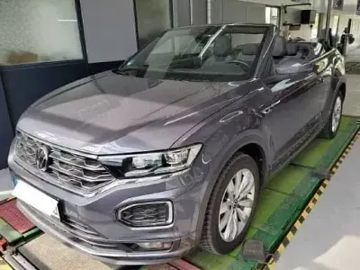 Gebraucht VW T-Roc Cabriolet R-line 150 PS (110 kW) 2021 Grau Cabrio