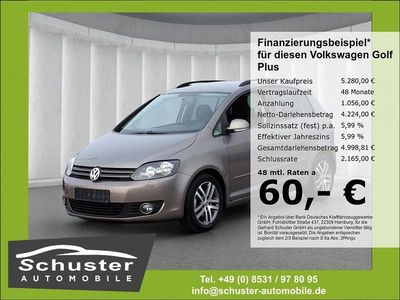 Gebraucht VW Golf Plus Cross Comfortline 122 PS (89 kW) 2009 Braun Van / Kleinbus