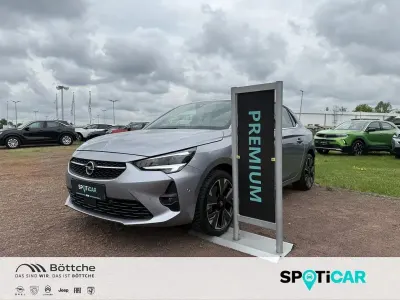 Gebraucht Opel Corsa-e GS Line 100 kW (136 PS) 2022 Kontrast grau/quarz silber Kleinwagen