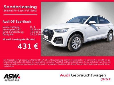 Gletscherweiß metallic Gebraucht 2024 Audi Q5 Sportback S-Line SUV | 50.990 € (Fairer Preis)