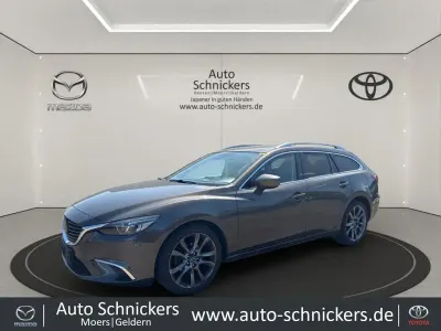 Gebraucht Mazda 6 Nakama Intense 192 PS (141 kW) 2017 Obsidiangrau metallic Kombi
