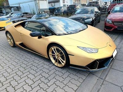 Second-hand Lamborghini Huracán 580 CP (426 kW) 2015 Auriu Coupe