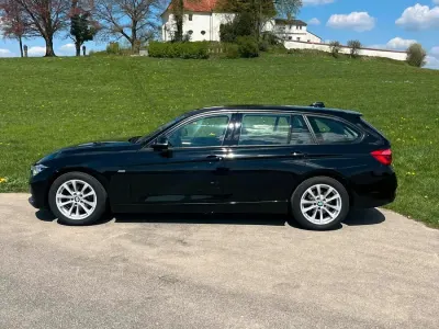 Begagnad BMW 316 Sport Line 116 HK (85 kW) 2016 Svart Kombi