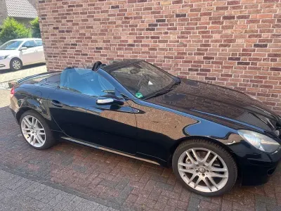 Gebraucht Mercedes SLK200 163 PS (119 kW) 2006 Schwarz Cabrio