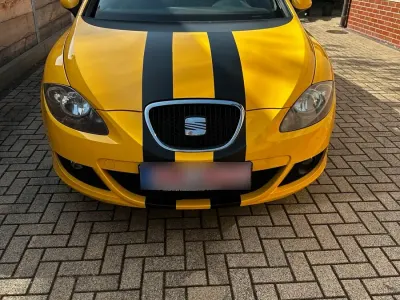 Gebraucht Seat Leon 85 PS (62 kW) 2008 Gelb Kleinwagen