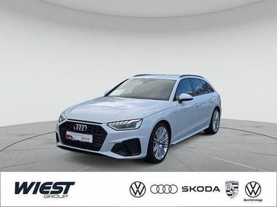 Gebraucht Audi A4 S-Line 204 PS (150 kW) 2024 Gletscherweiß metallic Kombi