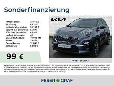 Gebraucht Kia Sportage Spirit 177 PS (130 kW) 2019 Cosmoblau SUV