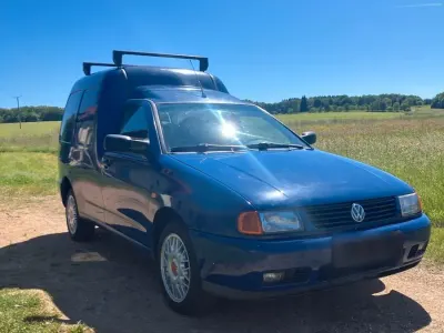 Gebraucht VW Caddy 90 PS (66 kW) 2001 Blau Van / Kleinbus
