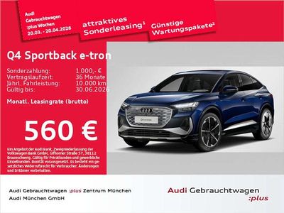 Gebraucht Audi Q4 e-tron S-Line 250 kW (340 PS) 2025 Navarrablau metallic SUV