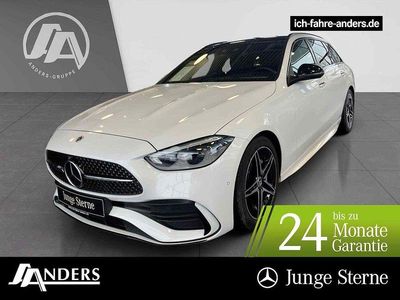 Gebraucht Mercedes C220 AMG Line Premium Plus 197 PS (144 kW) 2024 Opalithweiß Kombi