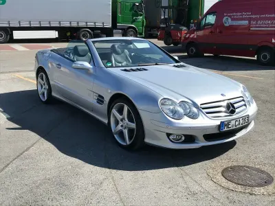 Gebraucht Mercedes SL350 272 PS (200 kW) 2007 Silber Cabrio