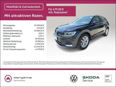 Gebraucht VW Tiguan Highline 179 PS (131 kW) 2016 Schwarz SUV