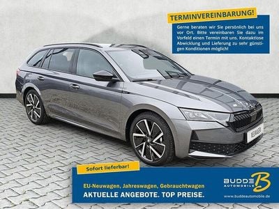 Neu Skoda Octavia SportLine 150 PS (110 kW) 2025 Graphitegrau metallic Kombi