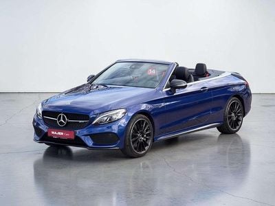 Usata Mercedes C43 AMG AMG 367 CV (269 kW) 2017 Blu Cabrio
