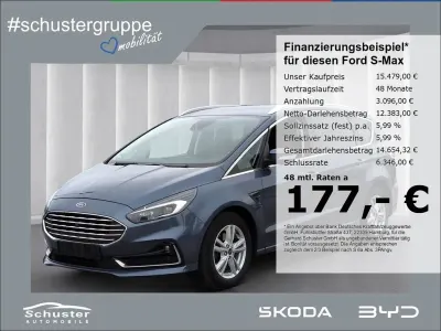 Gebraucht Ford S-MAX Titanium 150 PS (110 kW) 2022 Blau Van / Kleinbus