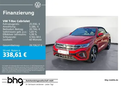 Usata VW T-Roc R-line 150 CV (110 kW) 2022 Nero SUV