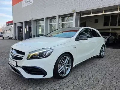 Gebraucht Mercedes A45 AMG AMG 381 PS (280 kW) 2017 Calcitweiss/zirrusweiss Kleinwagen
